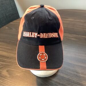 Harley-Davidson Kids Black and Orange Star Hat